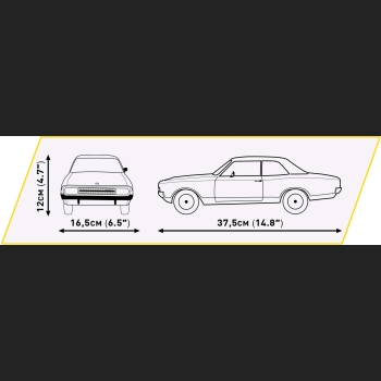 Opel Rekord C Coupe 2195 kl. 1:12
